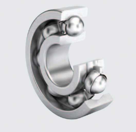 Cutaway of Deep Groove Ball Bearing