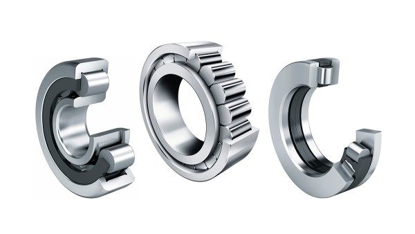Cutaway of Cylindrical Bearings
